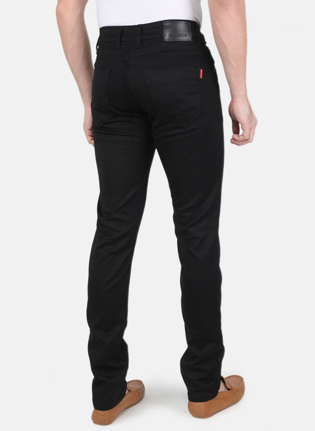 Men Black NArrow Fit Denim