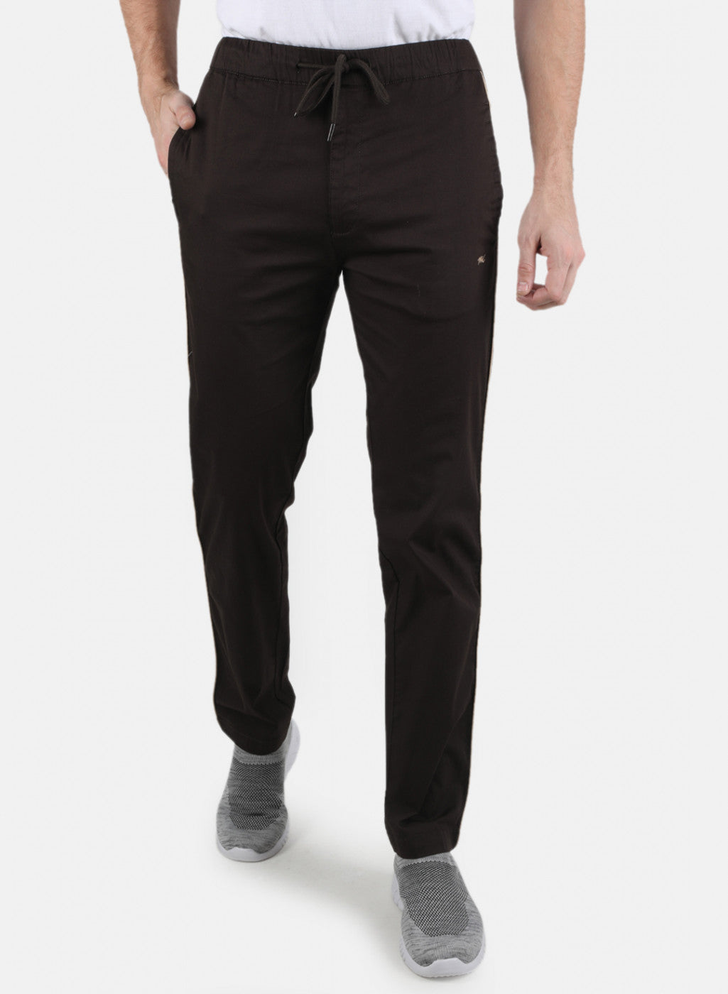 Men Brown Plain Lower