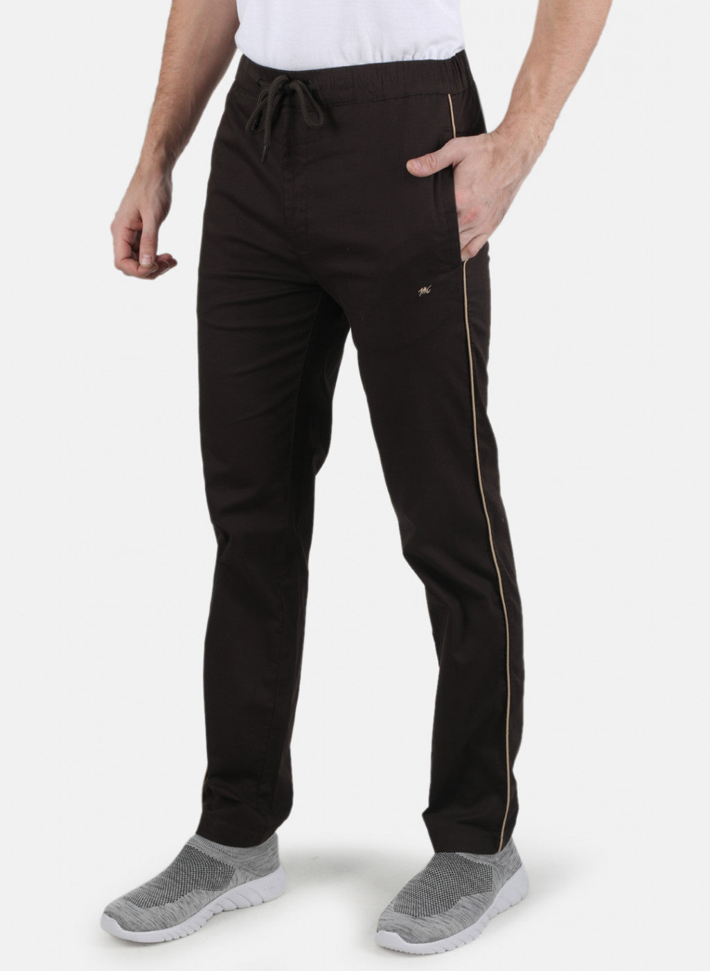 Men Brown Plain Lower