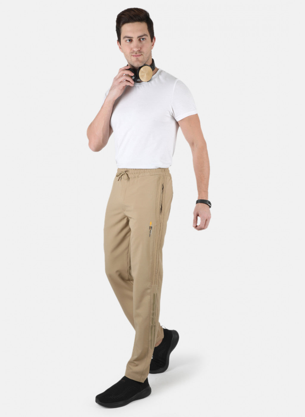 Men Khaki Smart Fit Lower