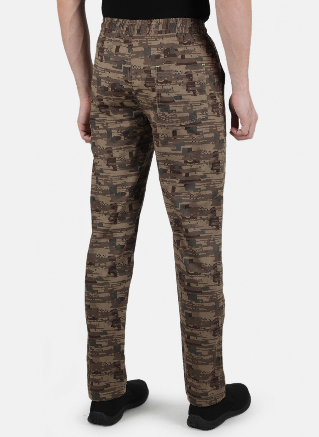 Men Khaki Printed Lower