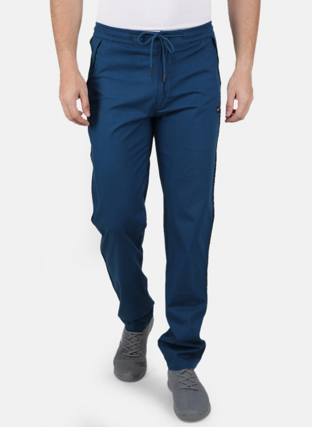 Men Blue Smart Fit Winter Lower