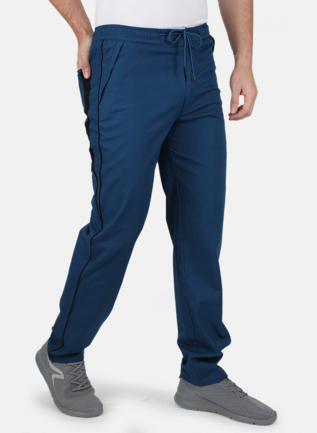 Men Blue Smart Fit Winter Lower