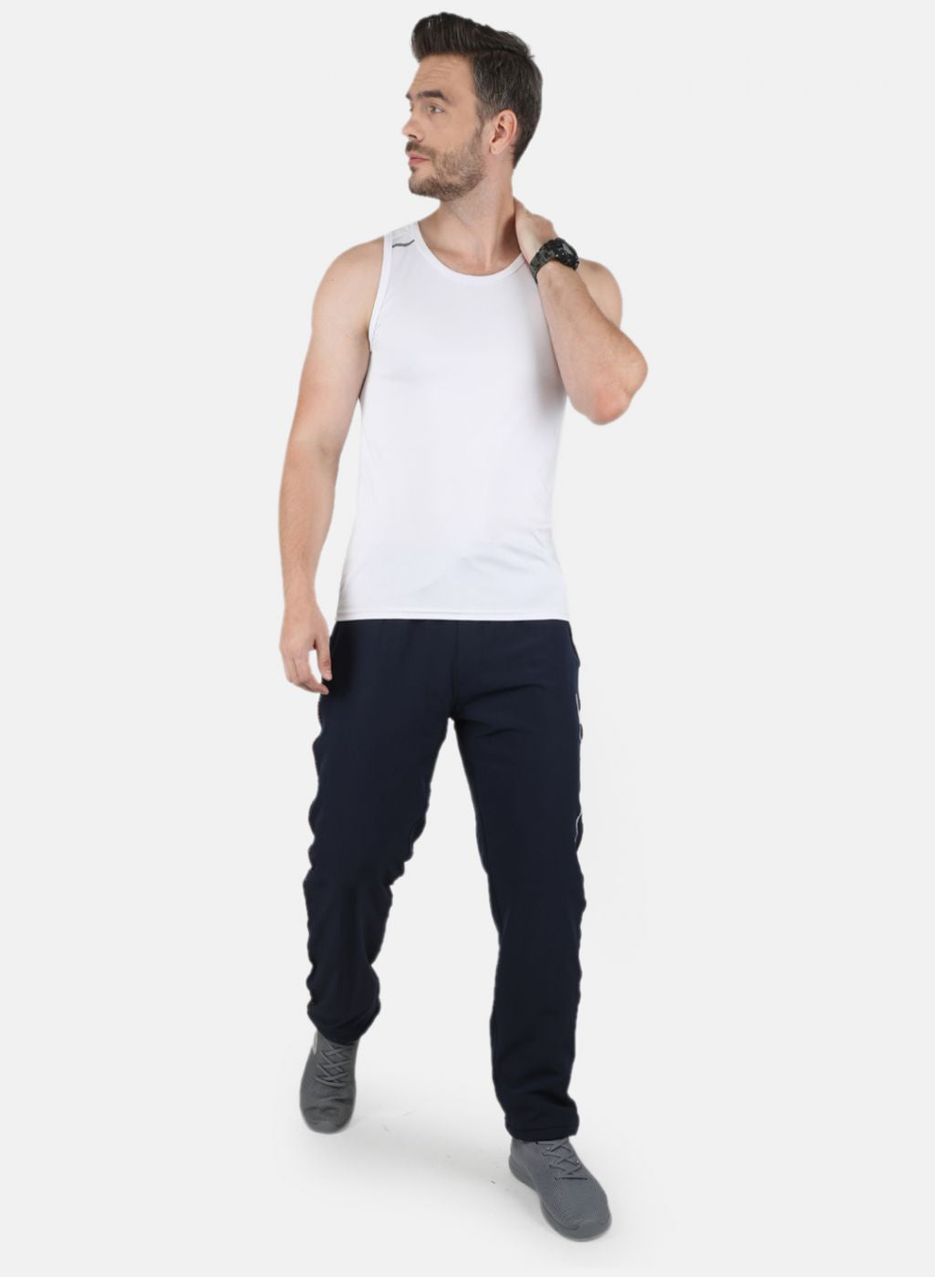 Men NAvy Blue Smart Fit Winter Lower