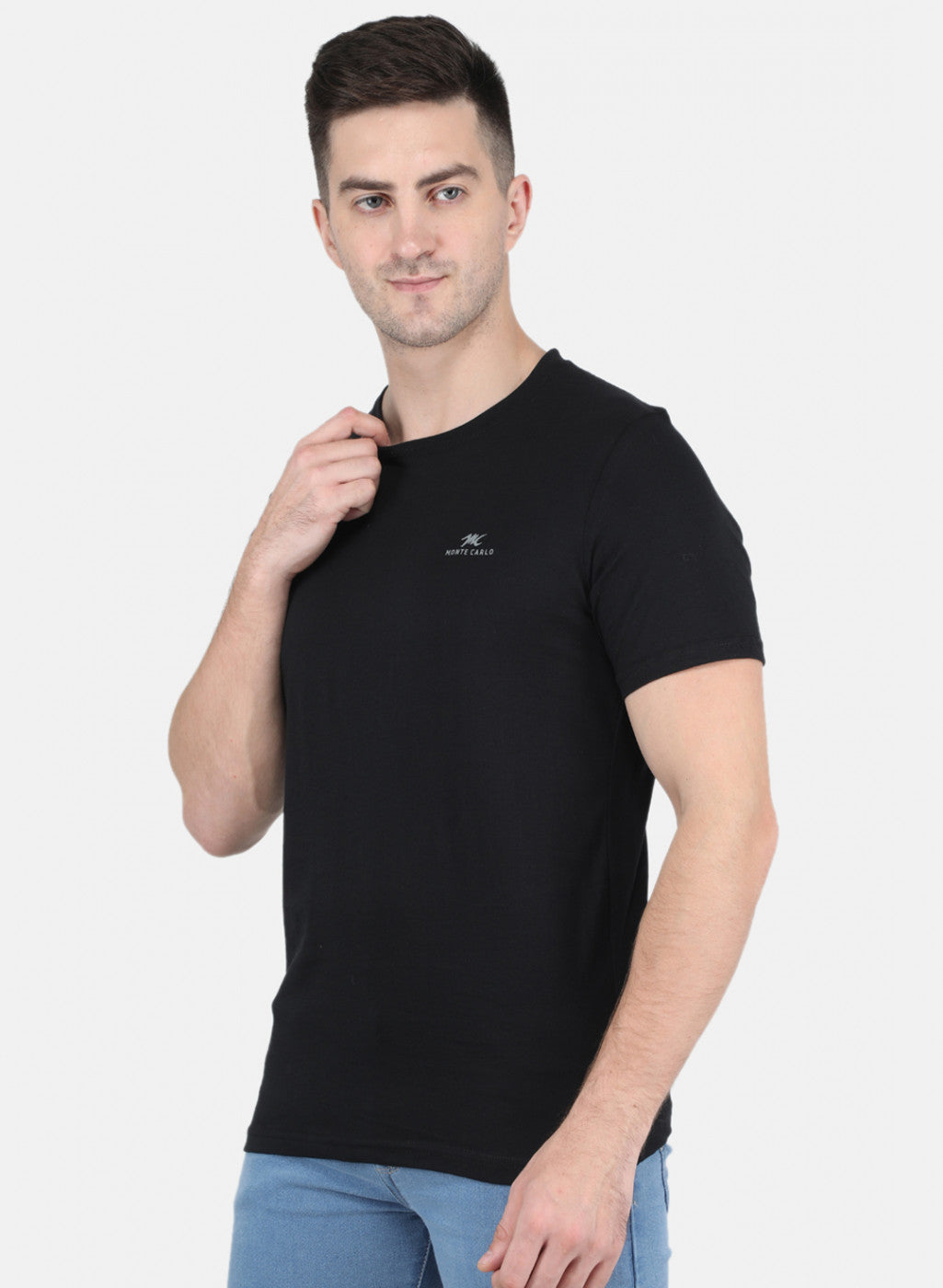 Men Multicolor Solid T-Shirt