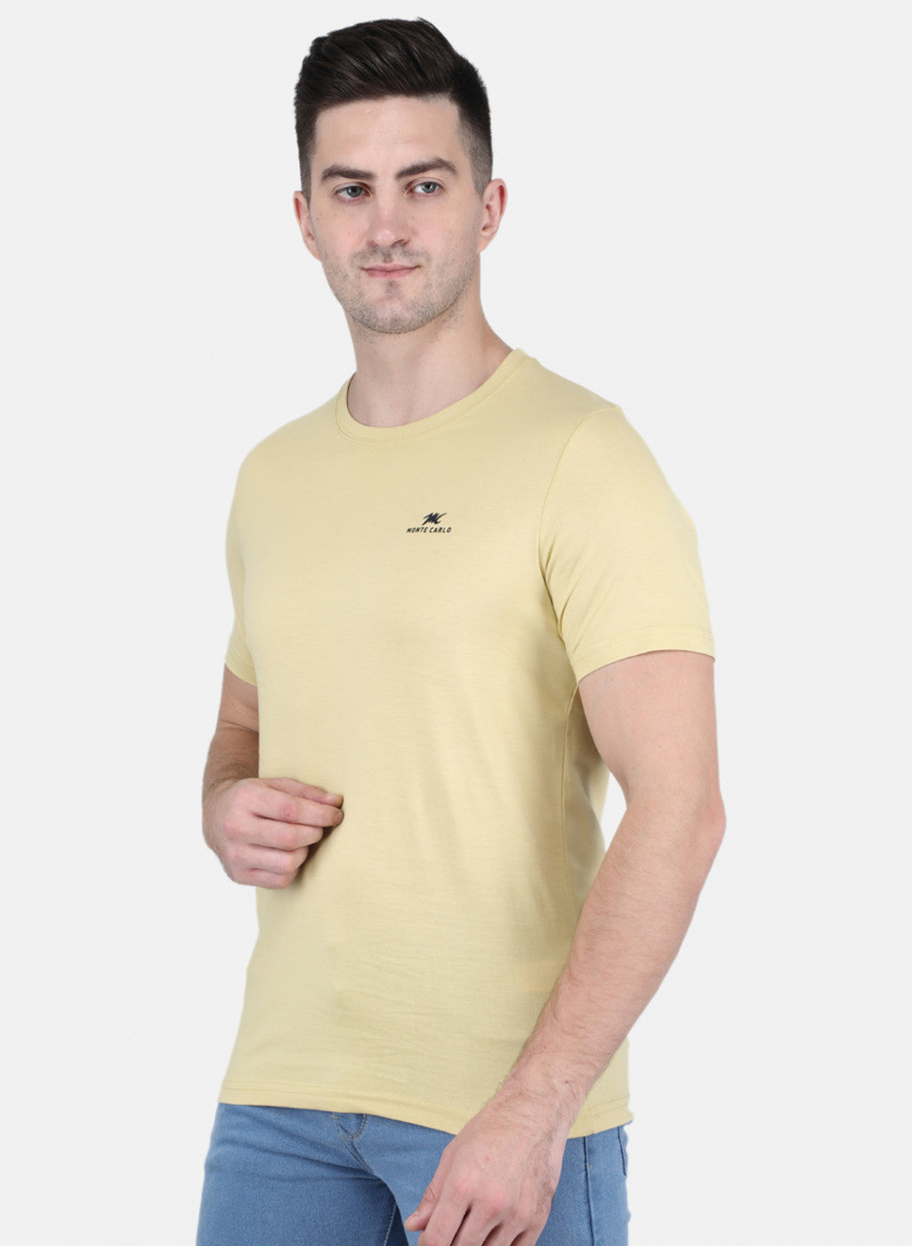 Men Multicolor Solid T-Shirt