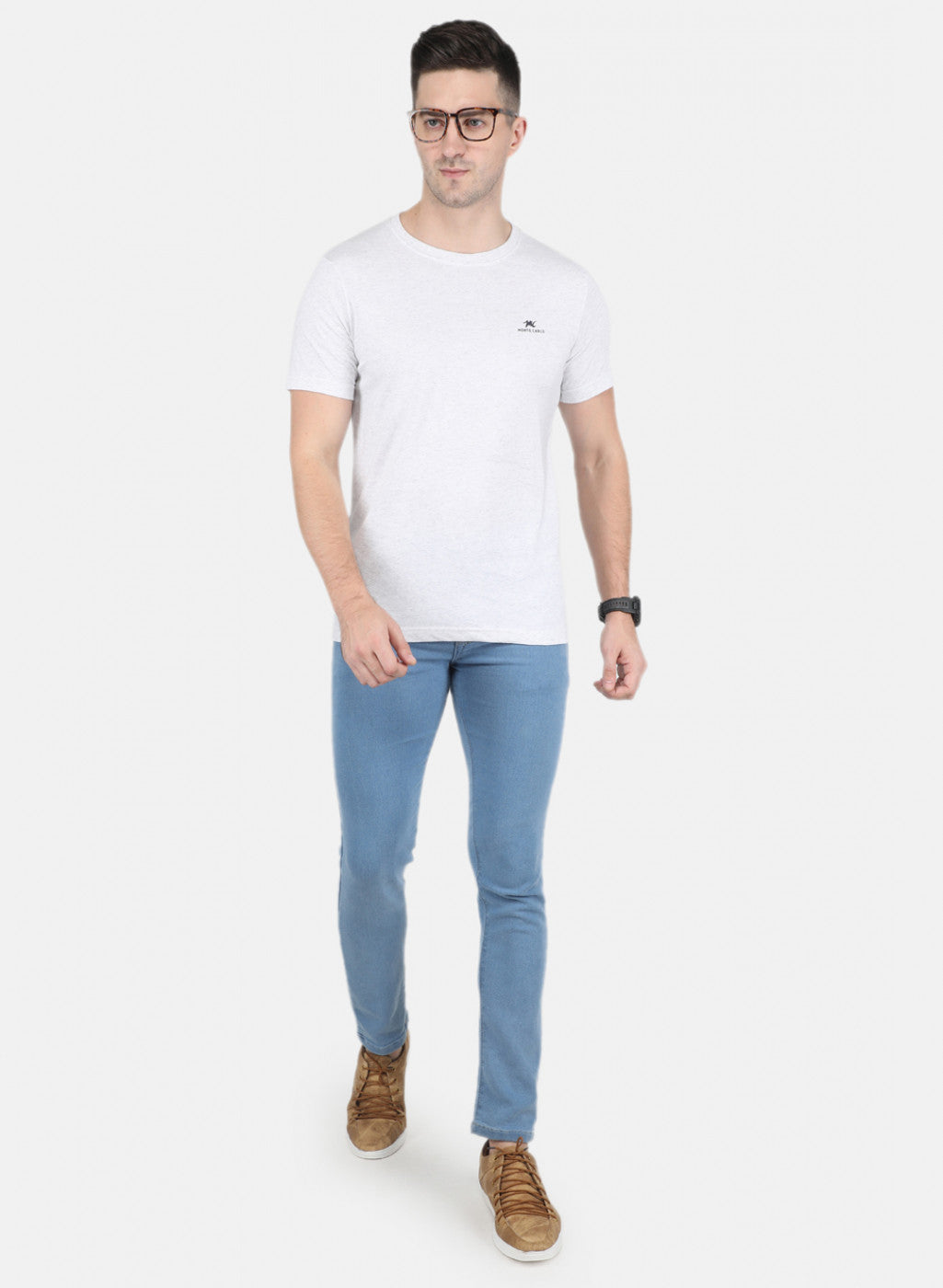 Men Multicolor Solid T-Shirt