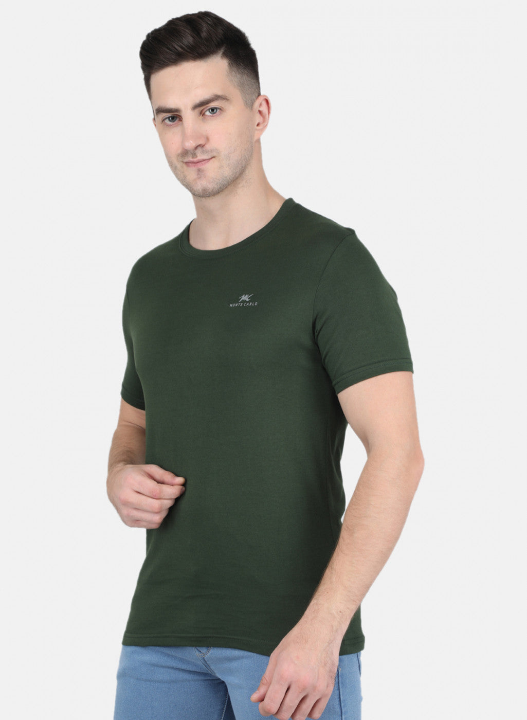 Men Multicolor Solid T-Shirt