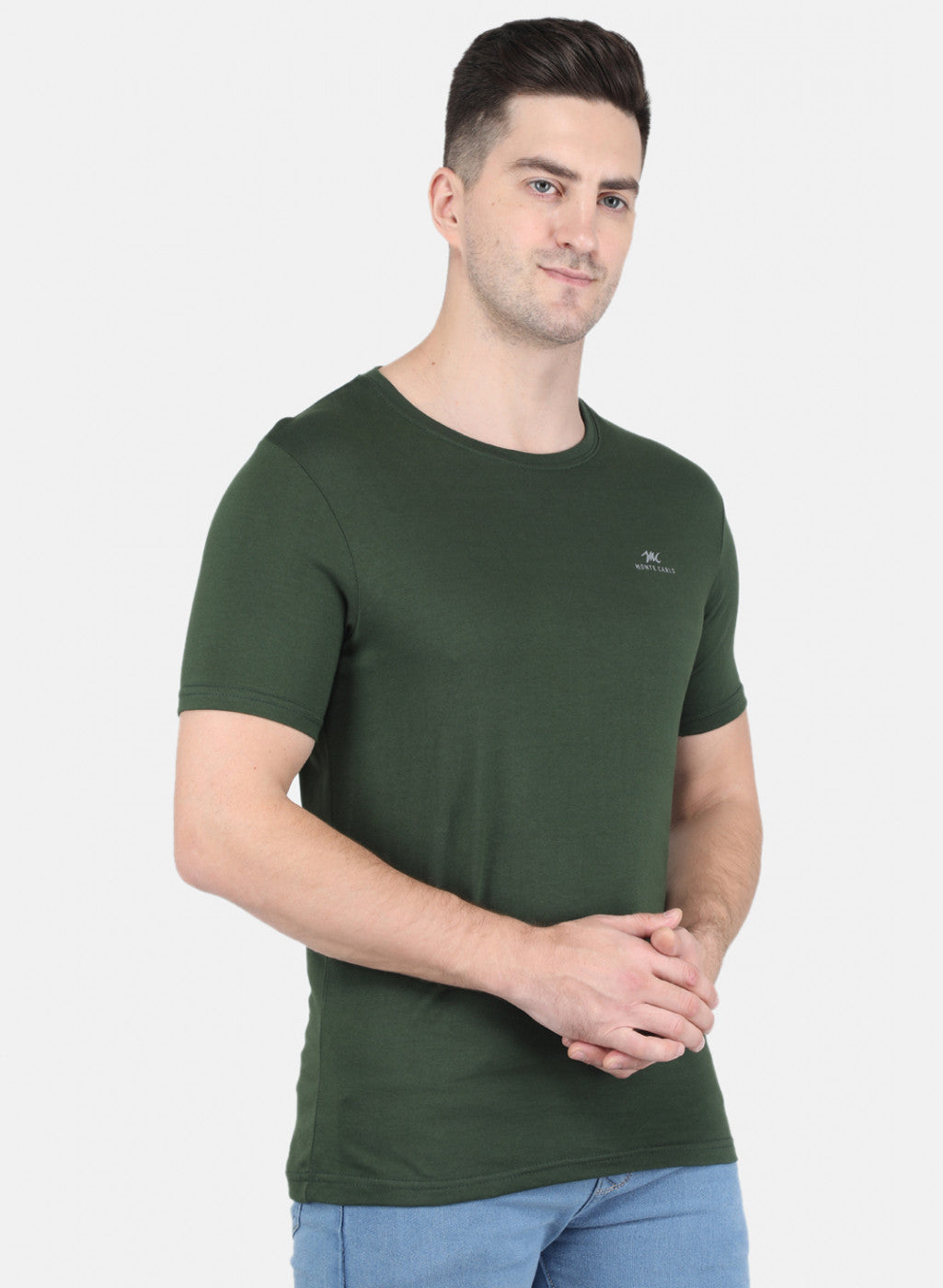 Men Multicolor Solid T-Shirt