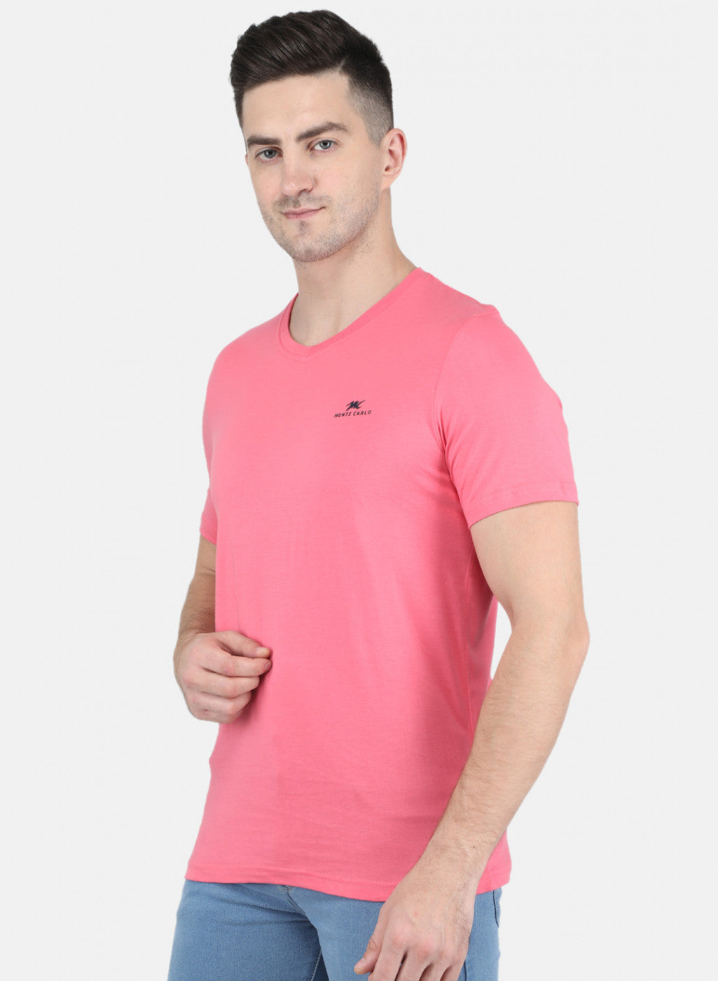 Men Multicolor Solid T-Shirt