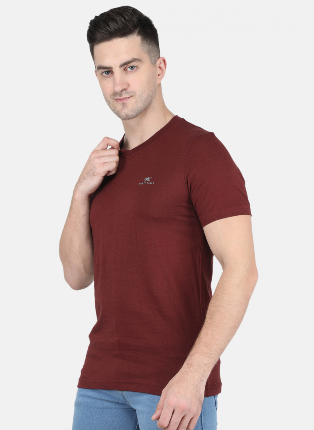 Men Multicolor Solid T-Shirt