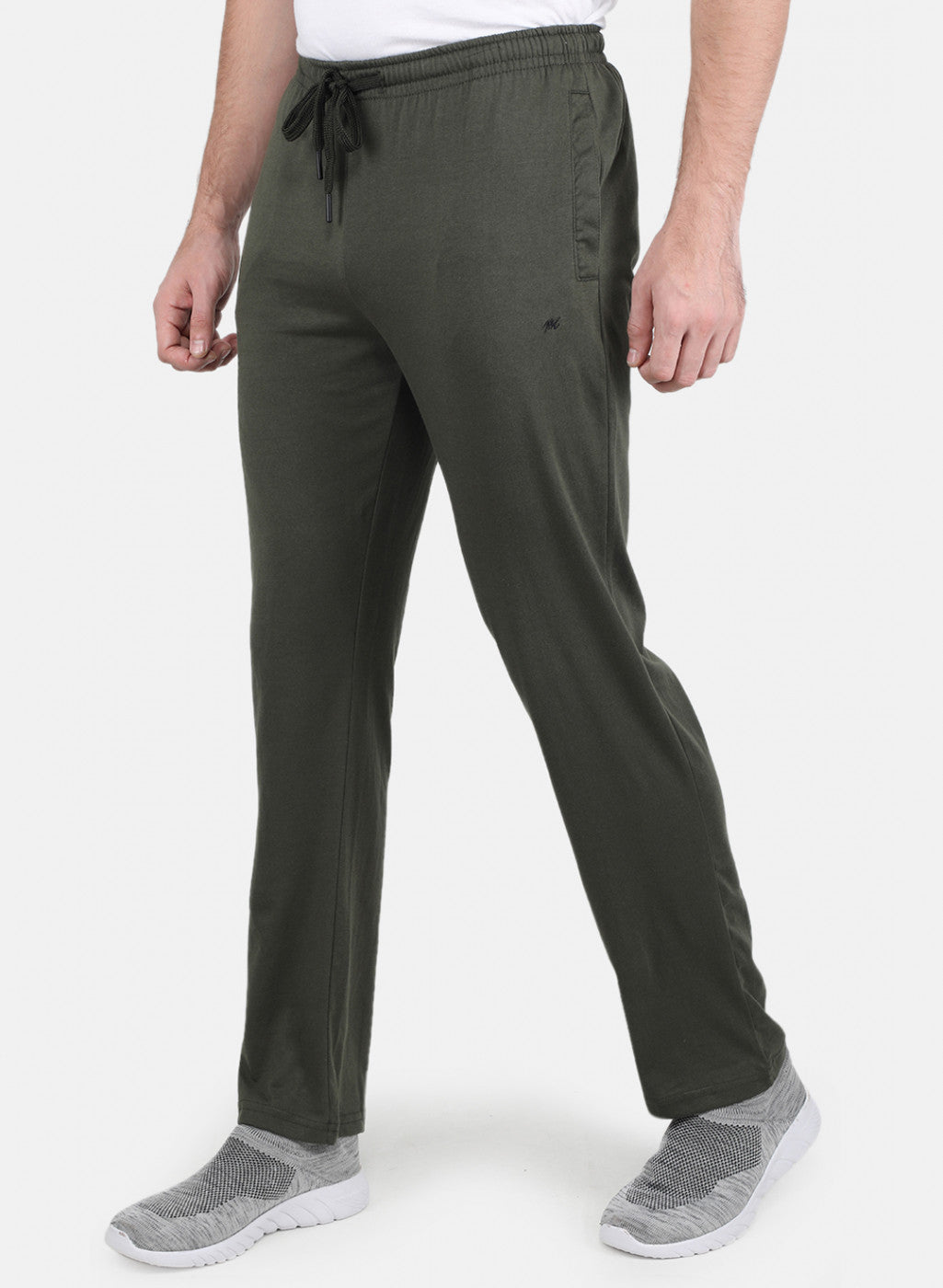 Men Olive Regular Fit Lower