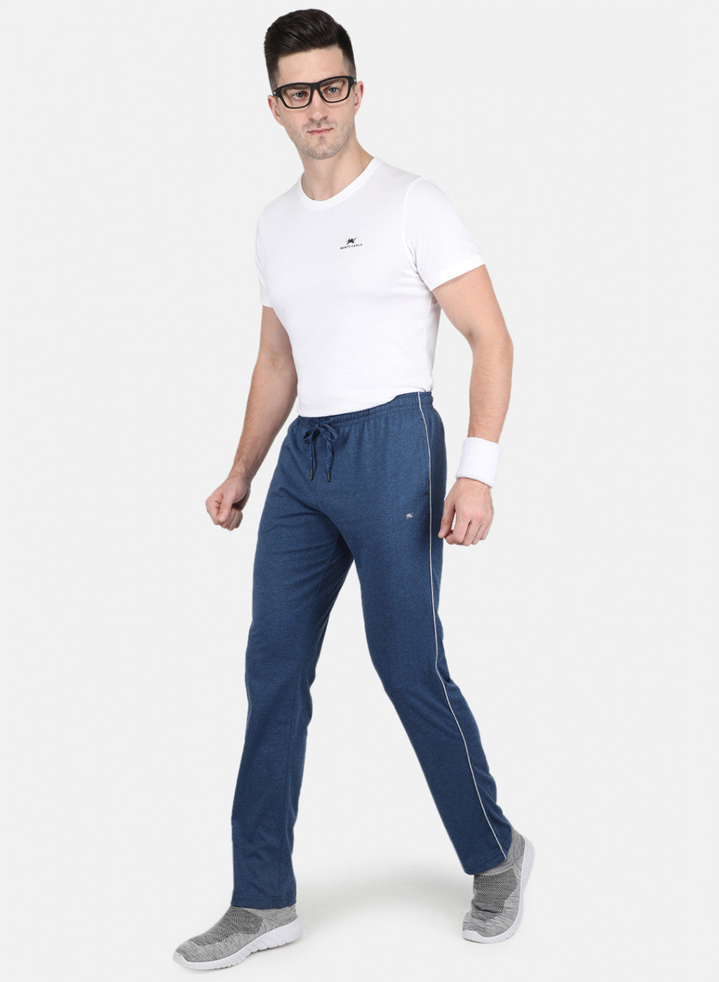 Men Blue Regular Fit Lower