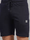 Men NAvy Blue Solid Short