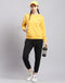 Women Yellow Solid Round Neck Full Sleeve Sweatshirt