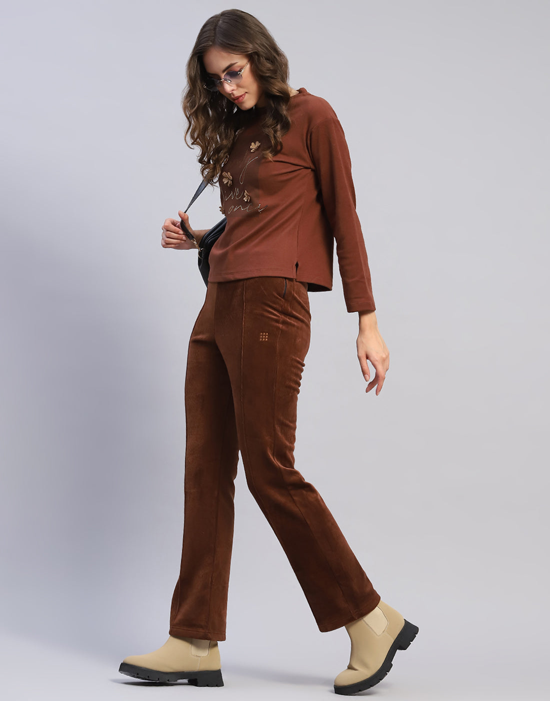 Buy online Solid Cotton Blend Flat Front Trousers from bottom wear for Women  by Jaipuri Libas for ₹540 at 55% off | 2024 Limeroad.com