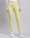 Women Green Solid Regular Fit Legging