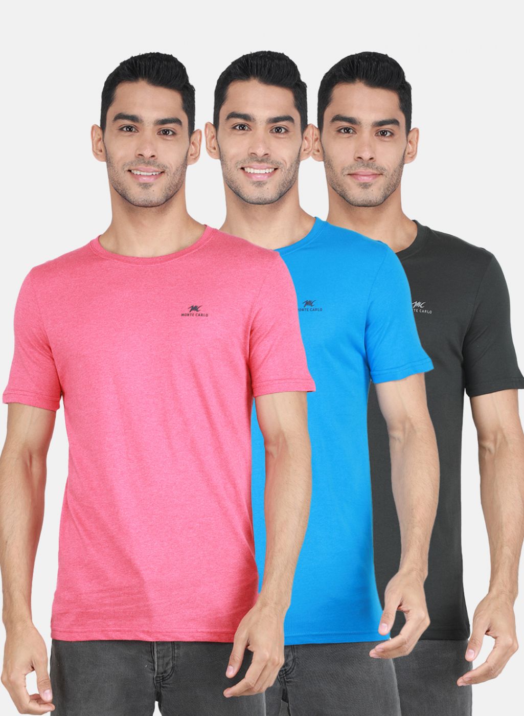 Men Multicolor Solid T-Shirt