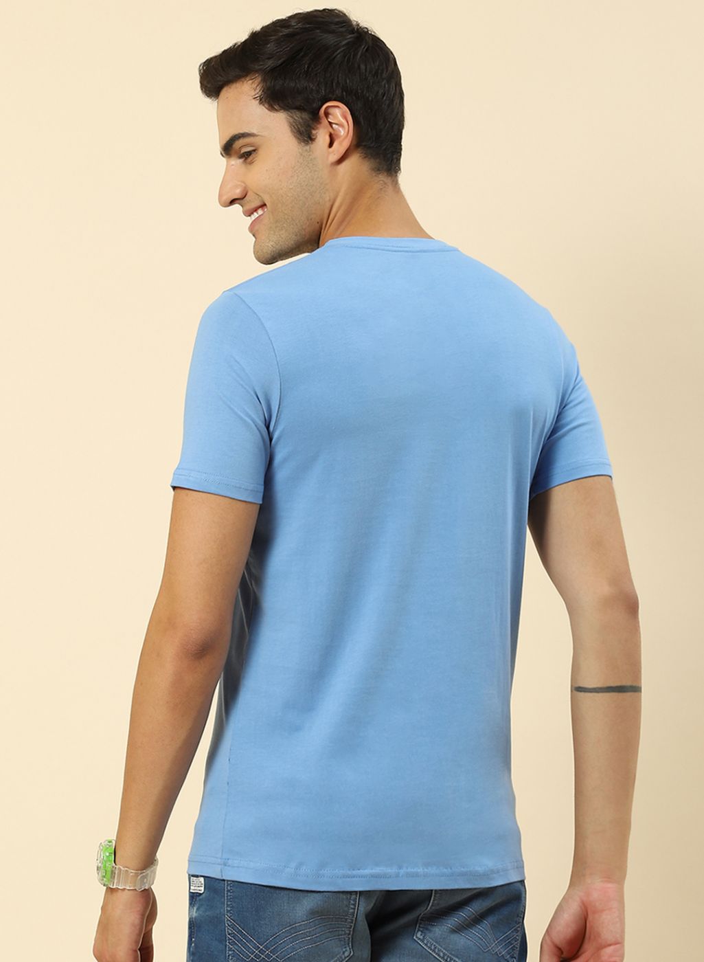 Buy Monte Carlo Pack Of 3 Round Neck Pure Cotton T Shirt - Tshirts for Men  23094344 | Myntra