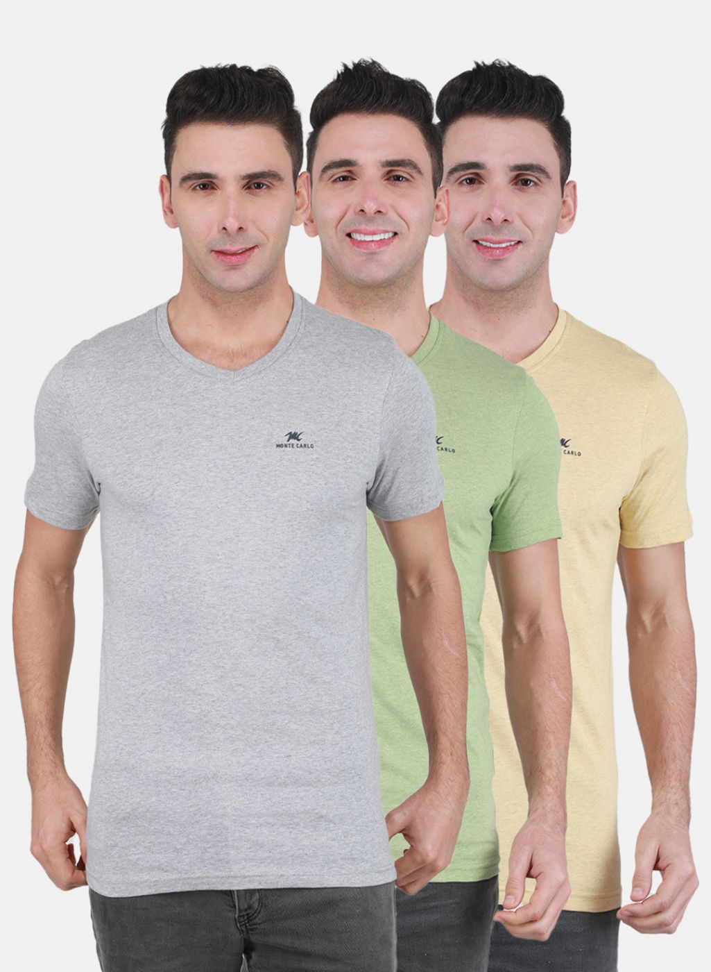 Men Multicolor Solid T-Shirt