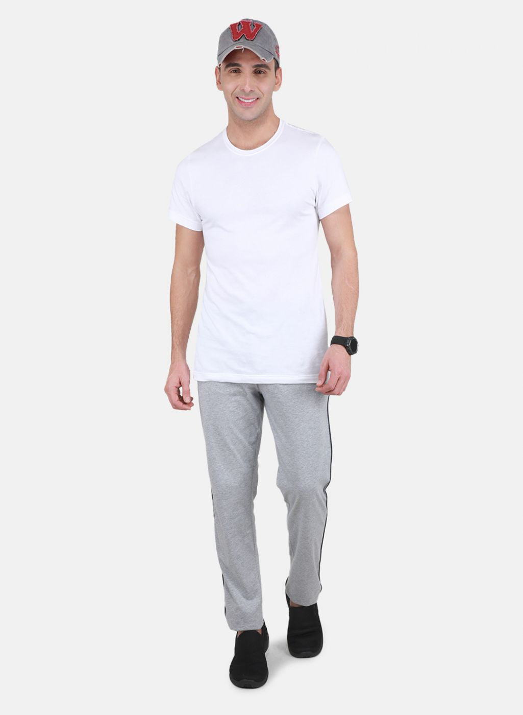 Men Grey Regular Fit Lower