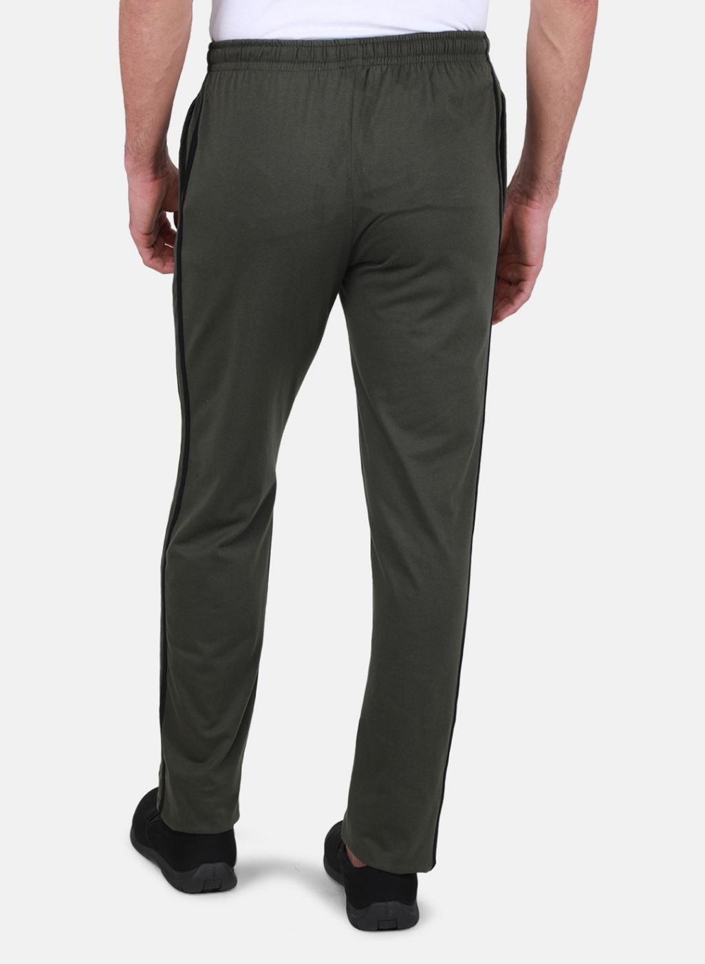 Men Olive Regular Fit Lower