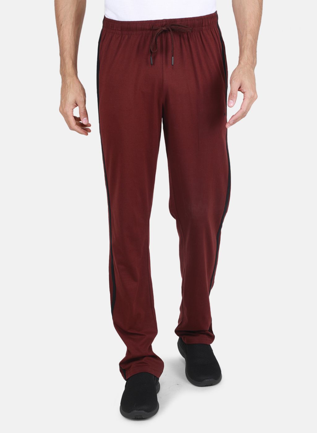 Men Maroon Regular Fit Lower