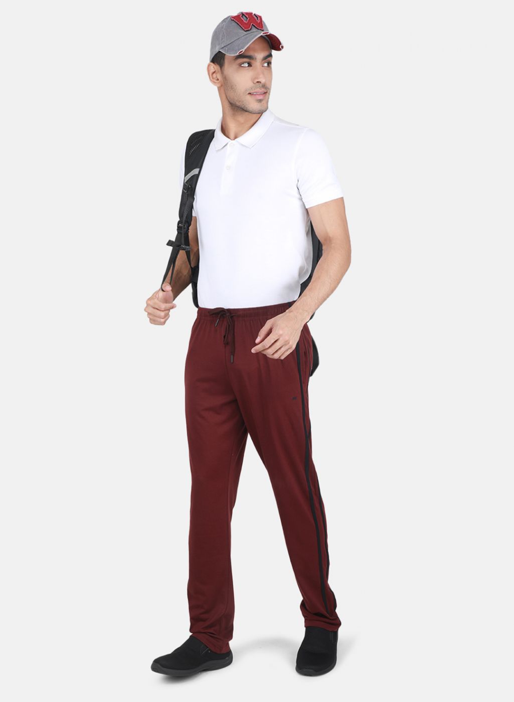 Men Maroon Regular Fit Lower