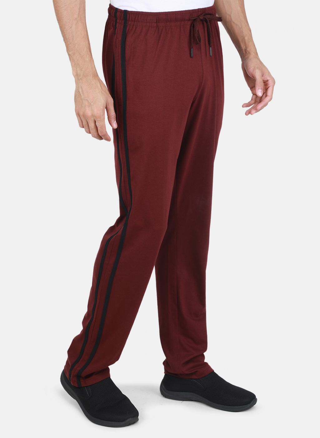 Men Maroon Regular Fit Lower