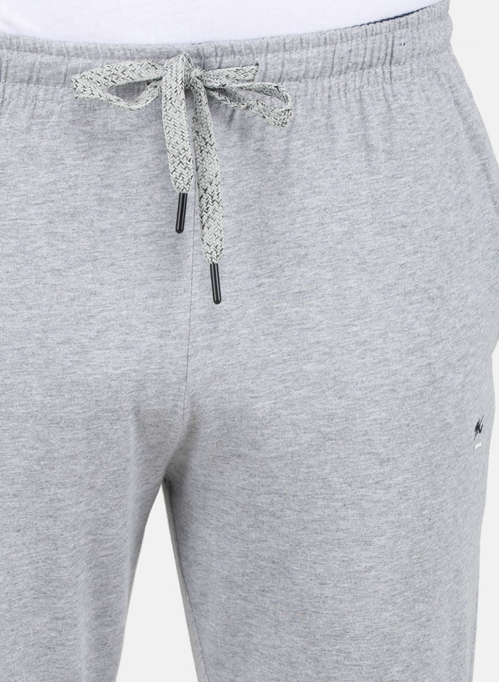 Men Grey Solid Capri