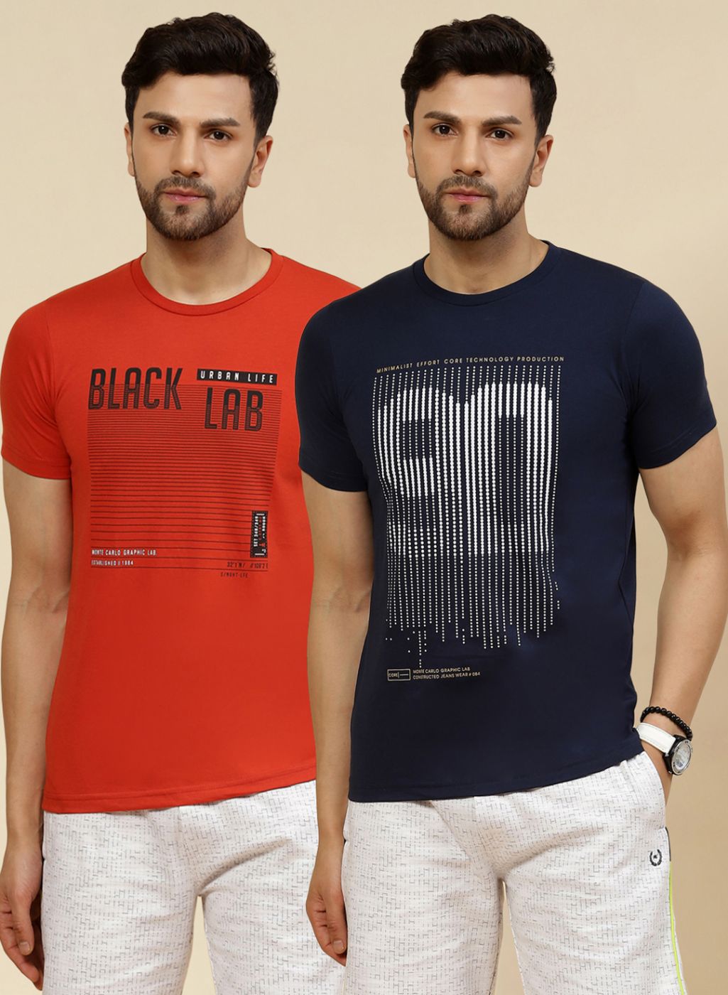 Mens T-shirts  Buy Branded T shirt For Men Online - Monte Carlo