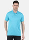 Men Blue Solid T-Shirt