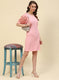 Women Pink Solid Dress