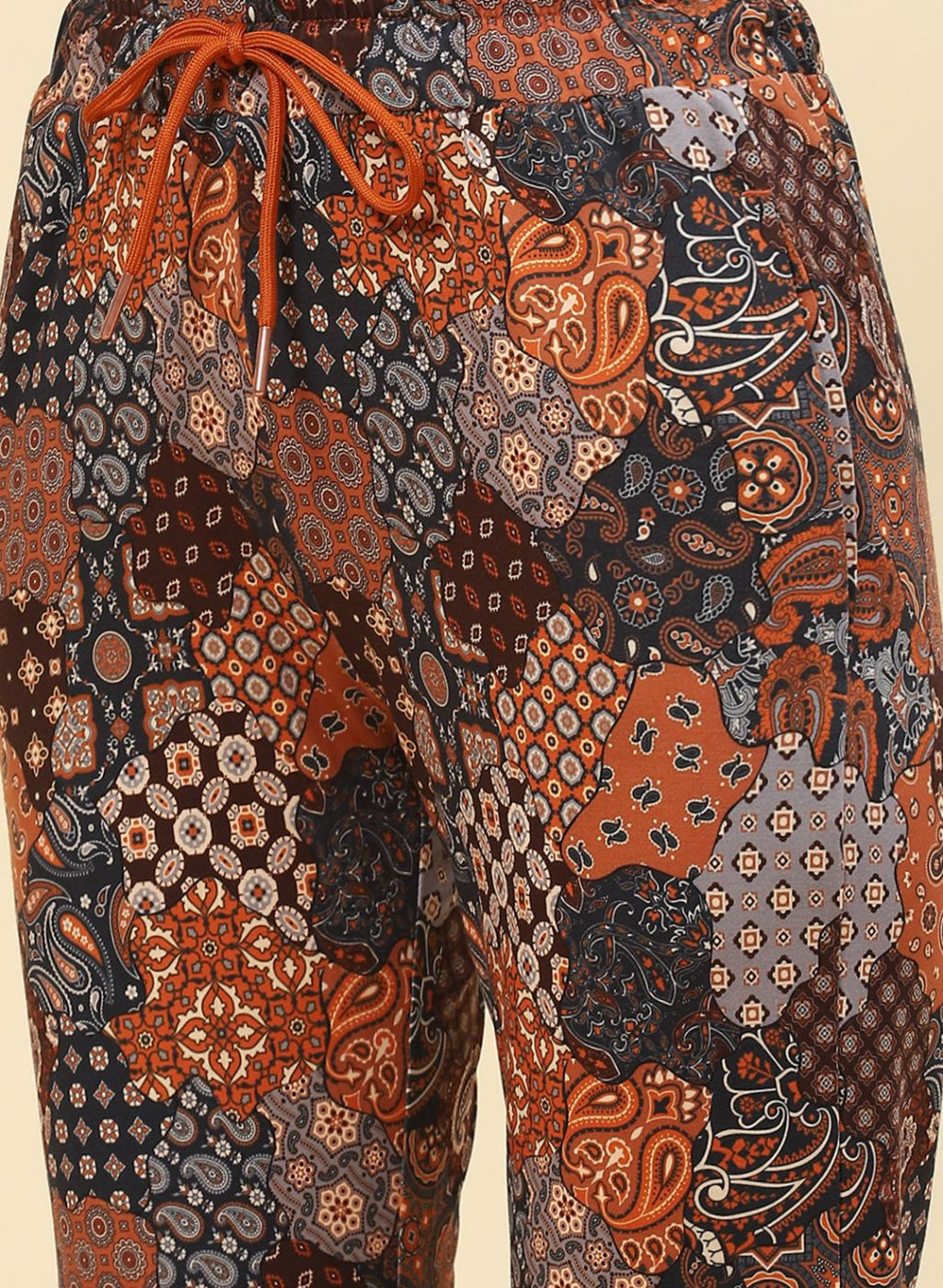 Women Brown Printed Lower Set