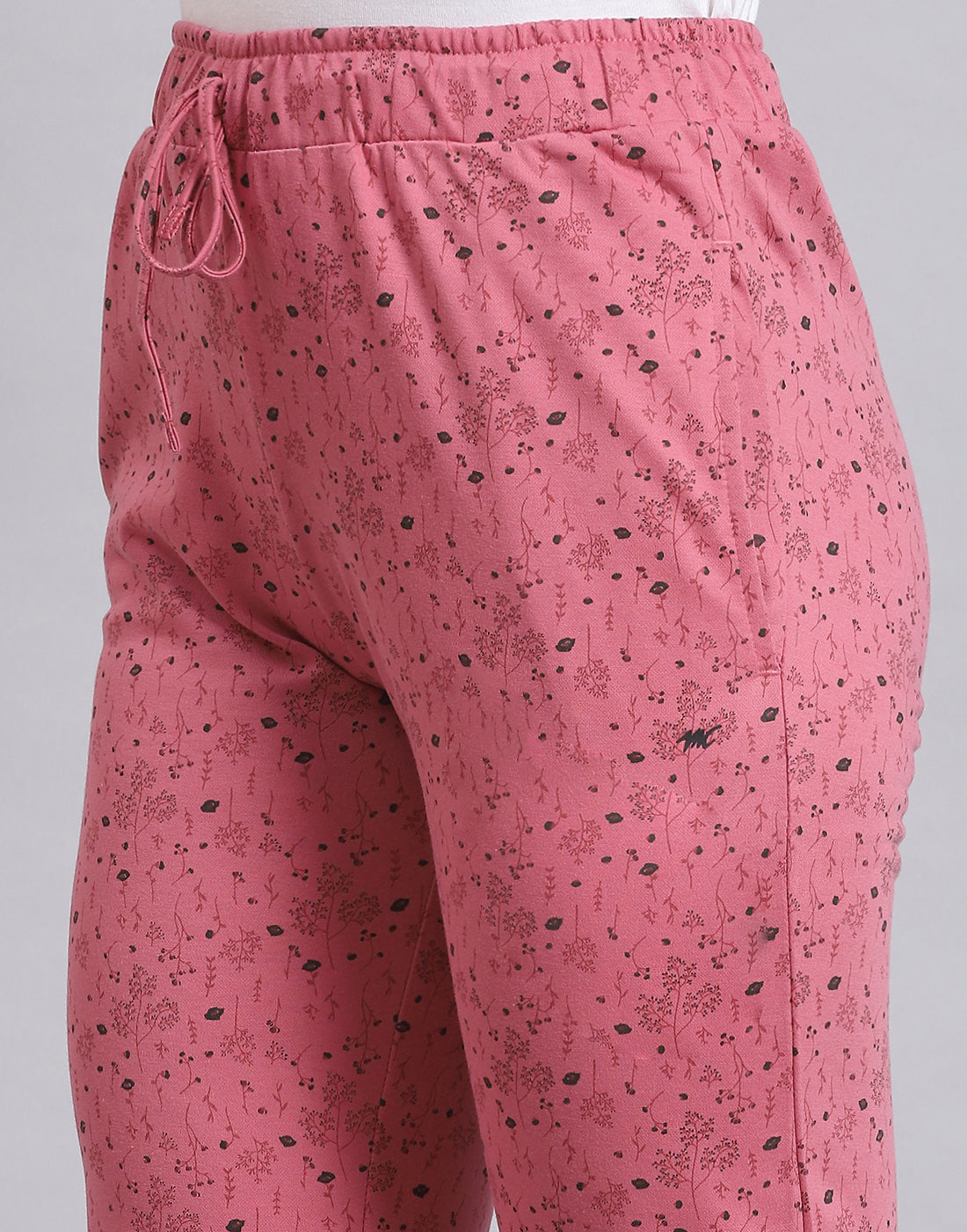 Women Pink Printed Regular Fit Lower