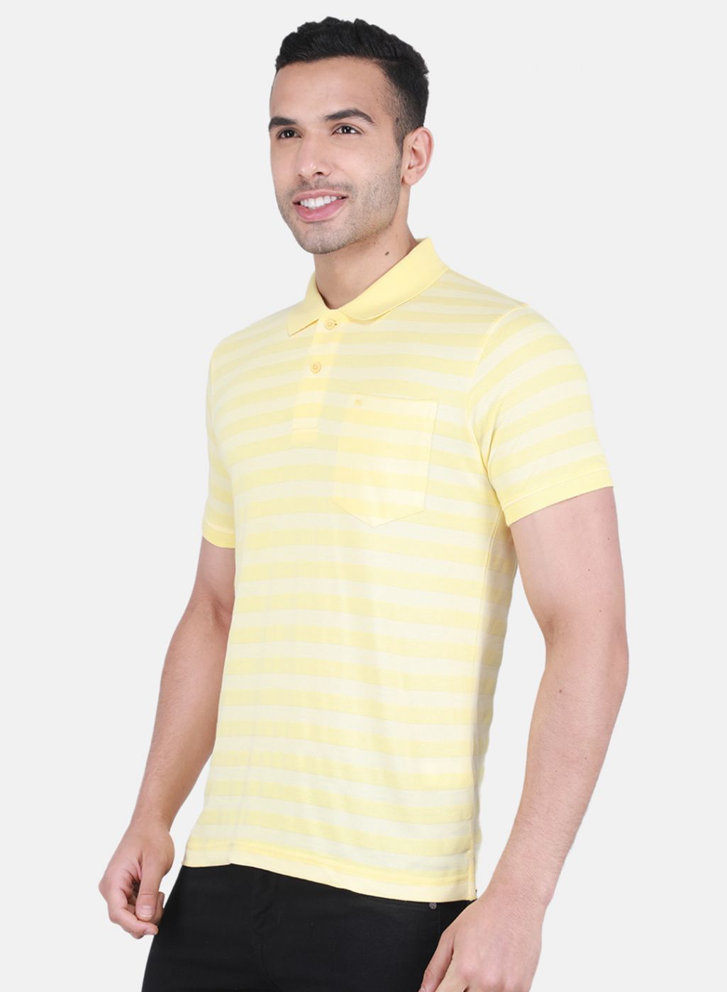 Men Yellow Printed T-Shirt