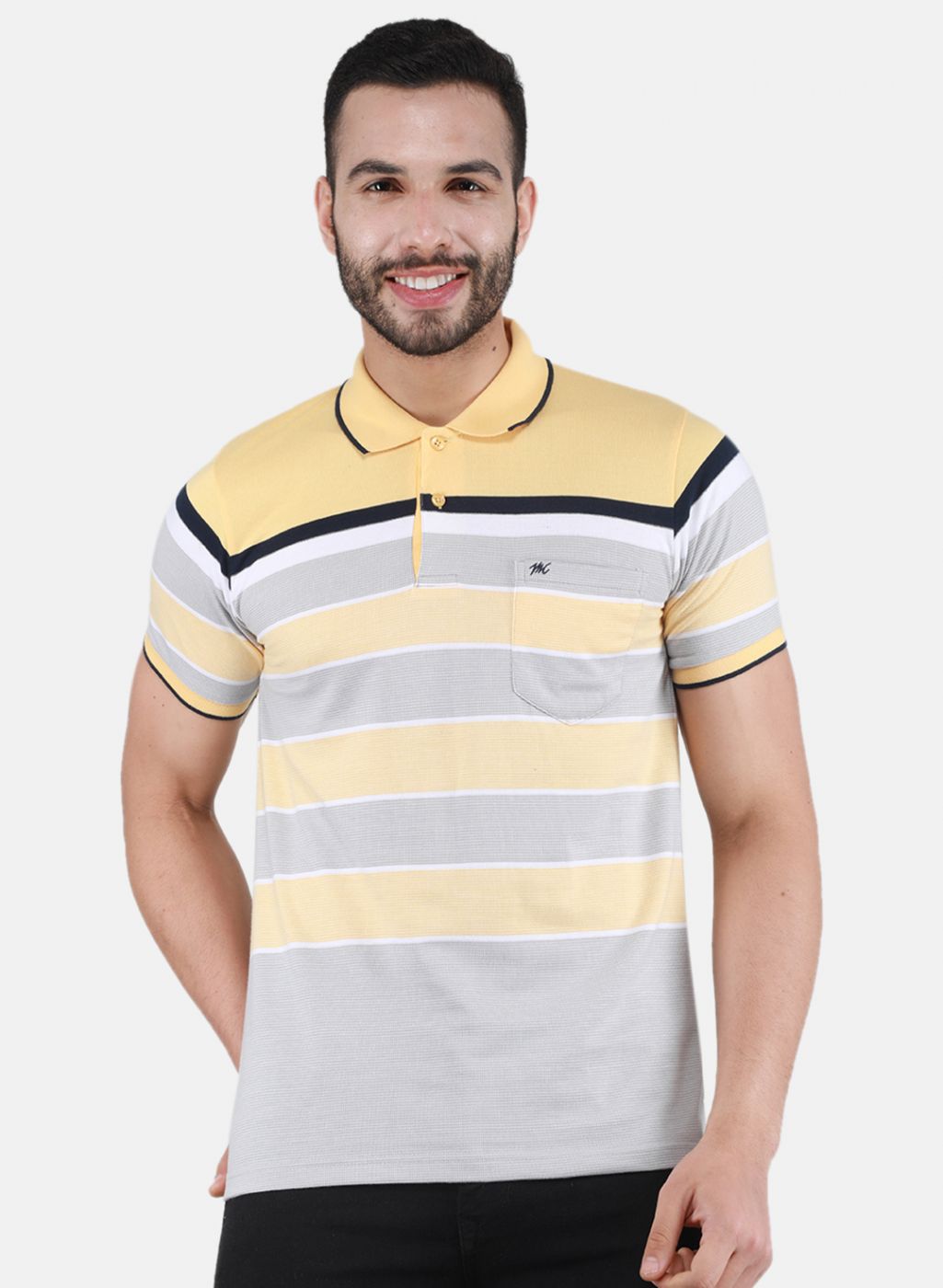 Men Yellow Printed T-Shirt