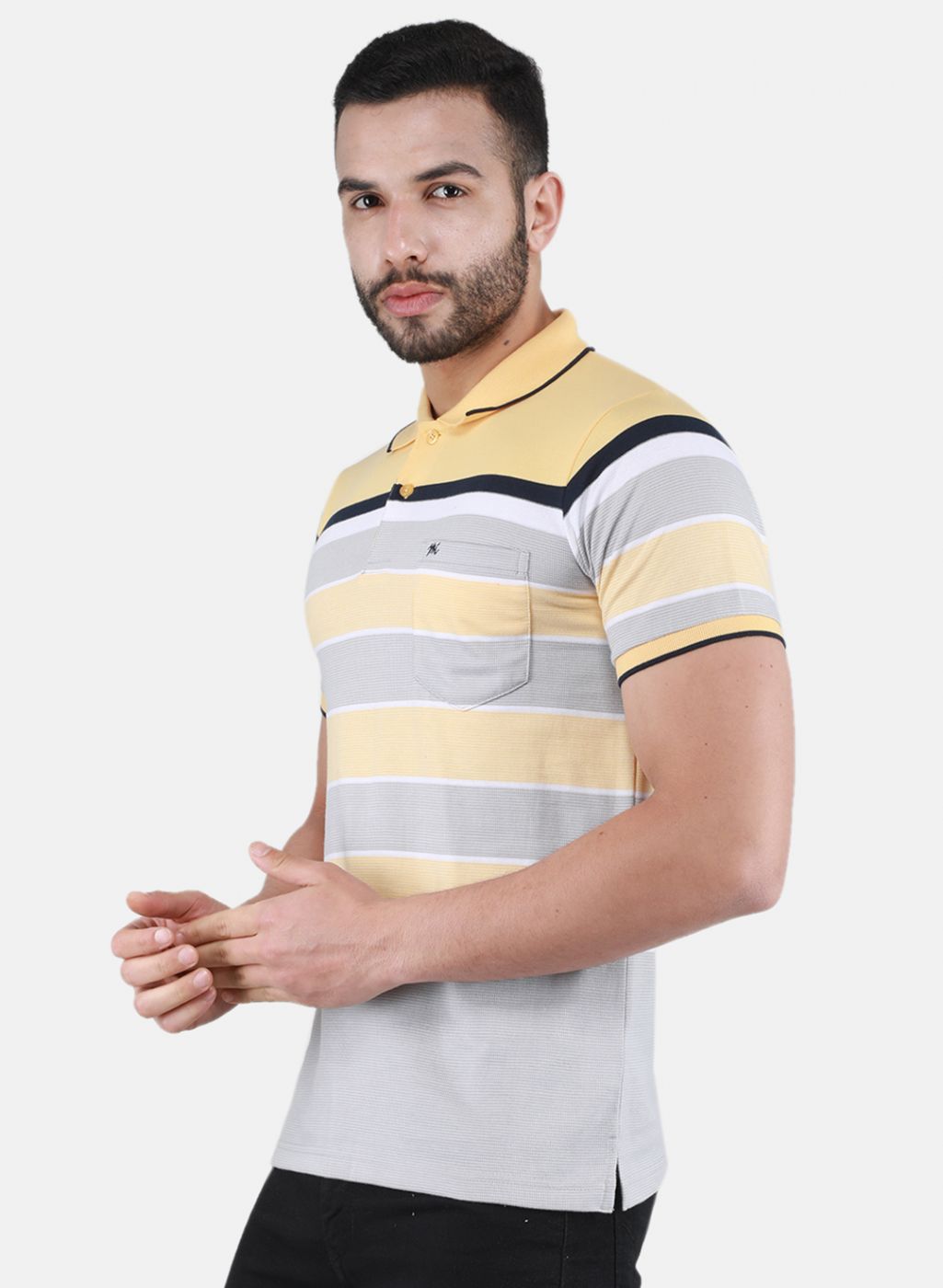 Men Yellow Printed T-Shirt