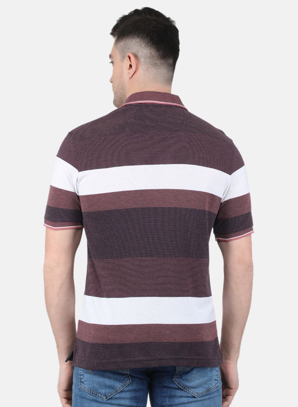 Men Maroon Printed T-Shirt