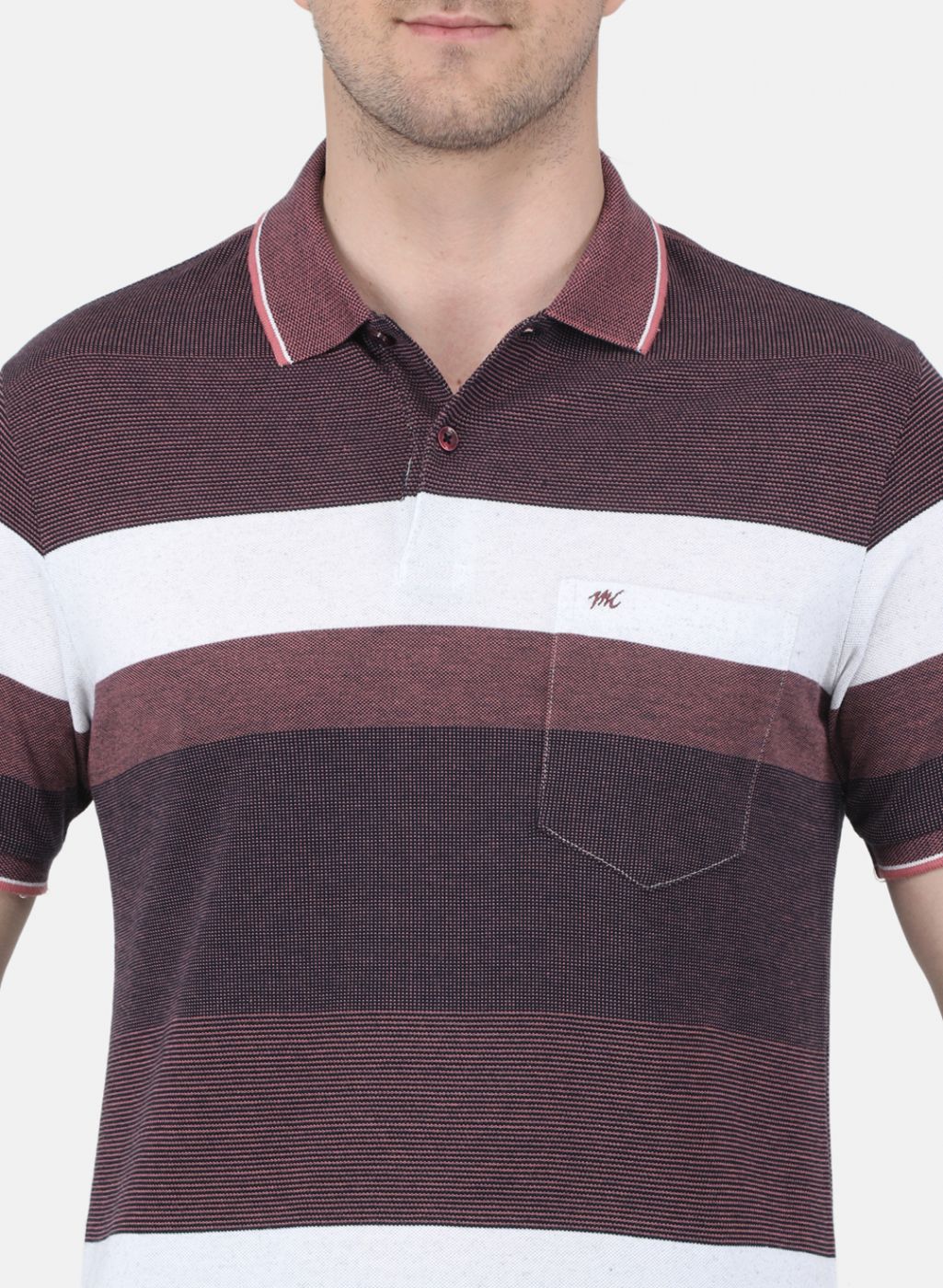 Men Maroon Printed T-Shirt