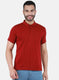 Men Maroon Printed T-Shirt