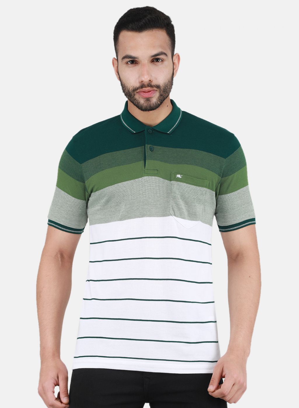 Men Green Printed T-Shirt