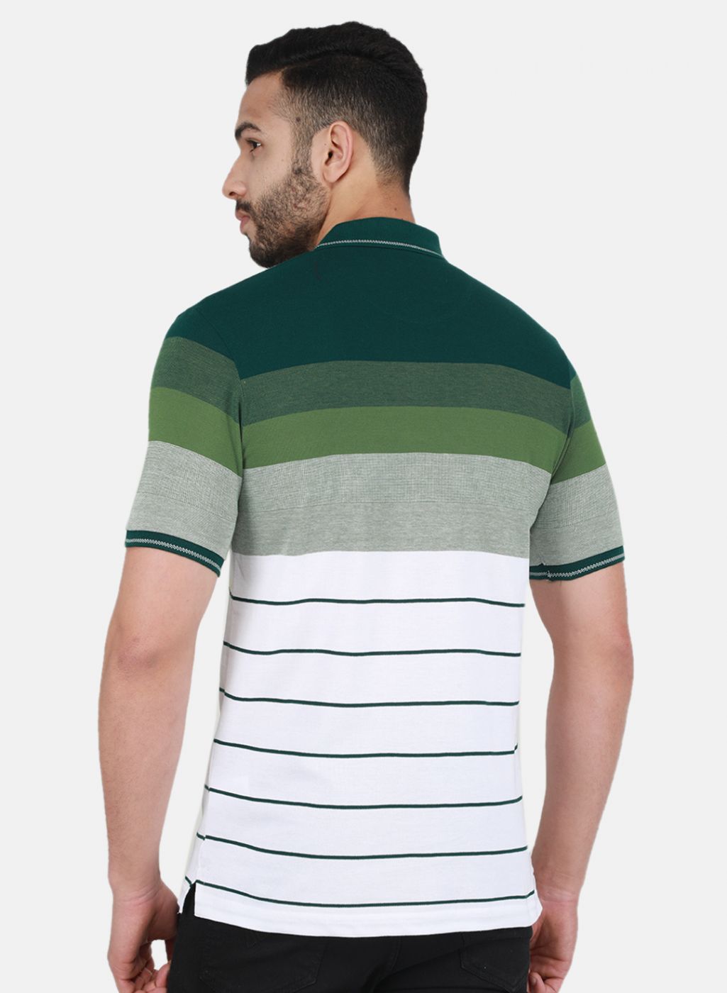 Men Green Printed T-Shirt