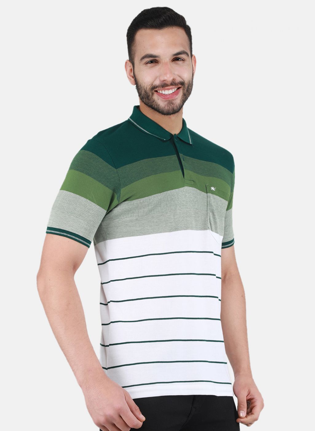 Men Green Printed T-Shirt