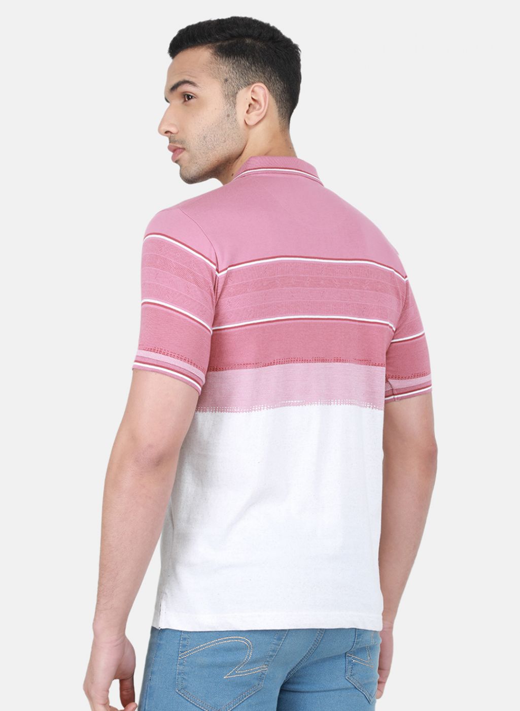 Men Pink Printed T-Shirt