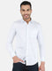 Men White Printed Shirt