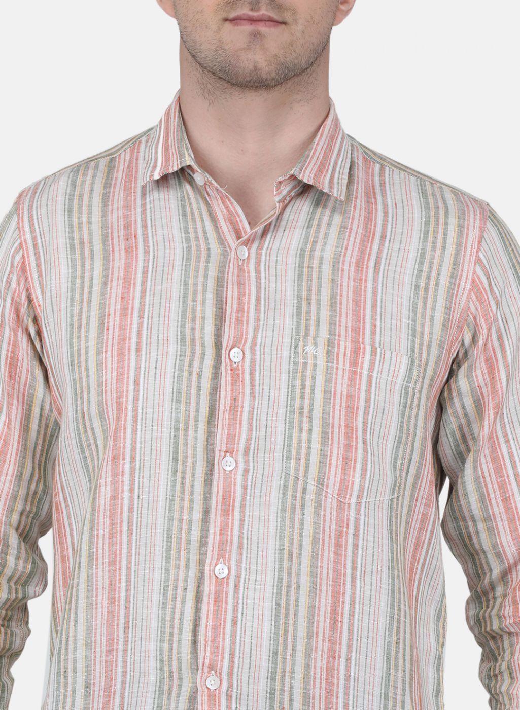 Men Beige Printed Shirt