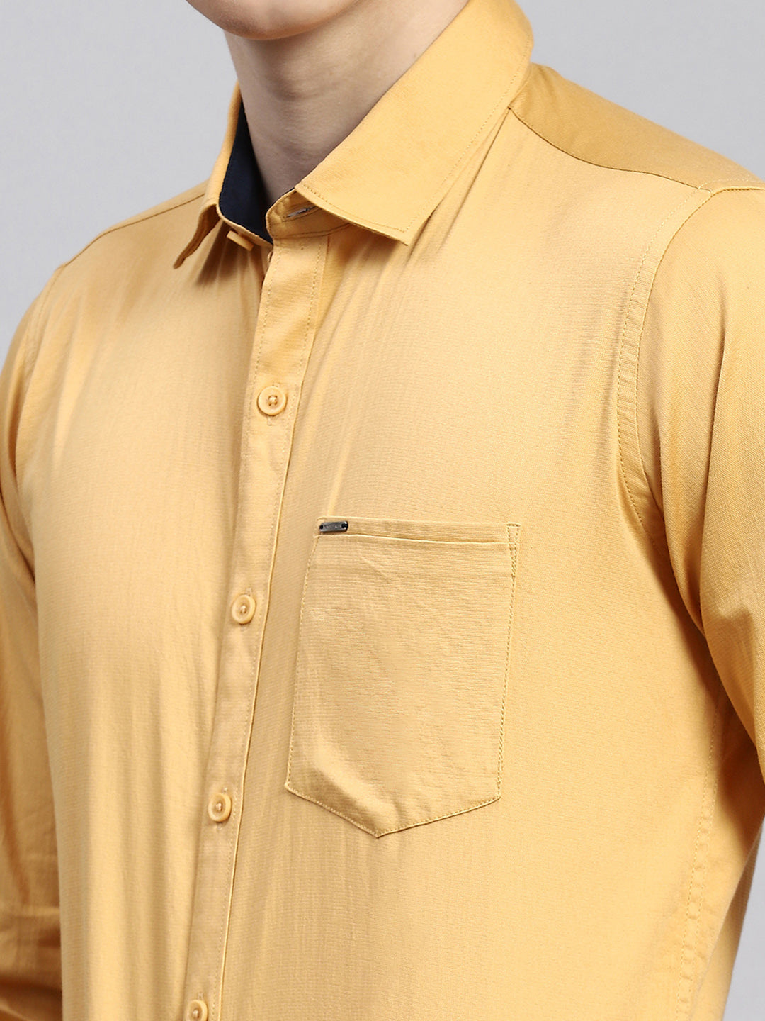 Men Yellow Printed Shirt