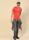 Men Peach Printed T-Shirt