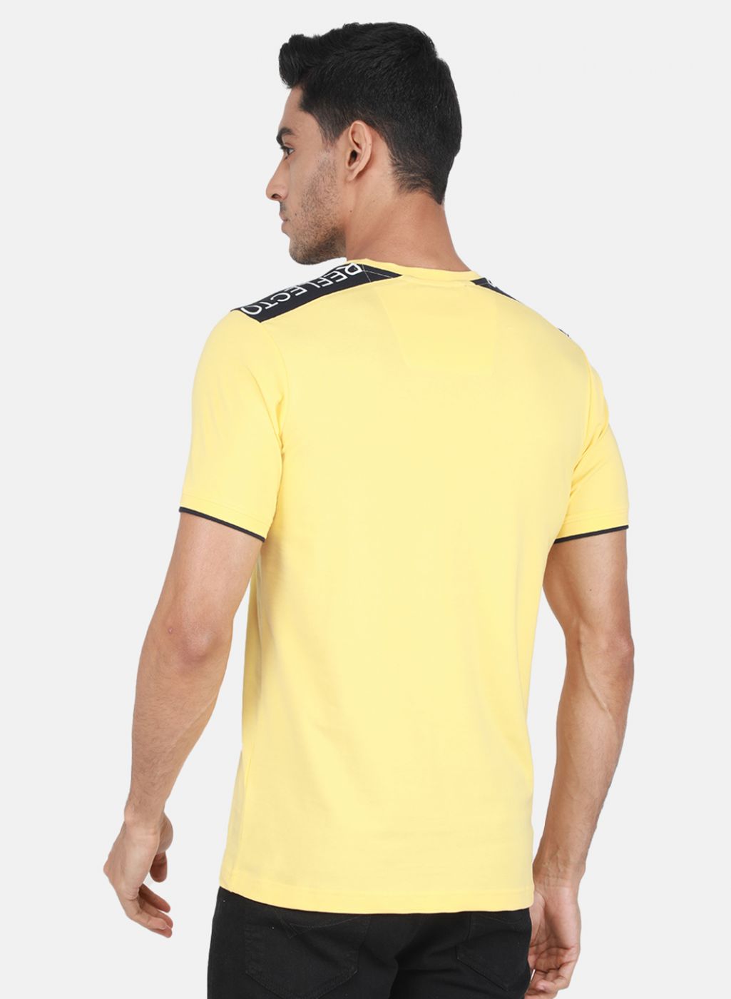 Men Yellow Printed T-Shirt